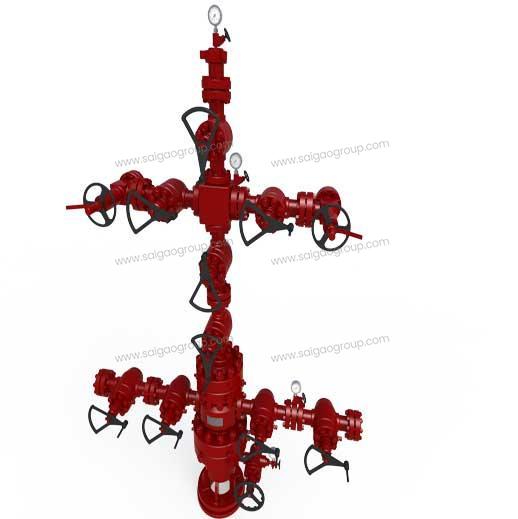 oilfield christmas tree diagram
